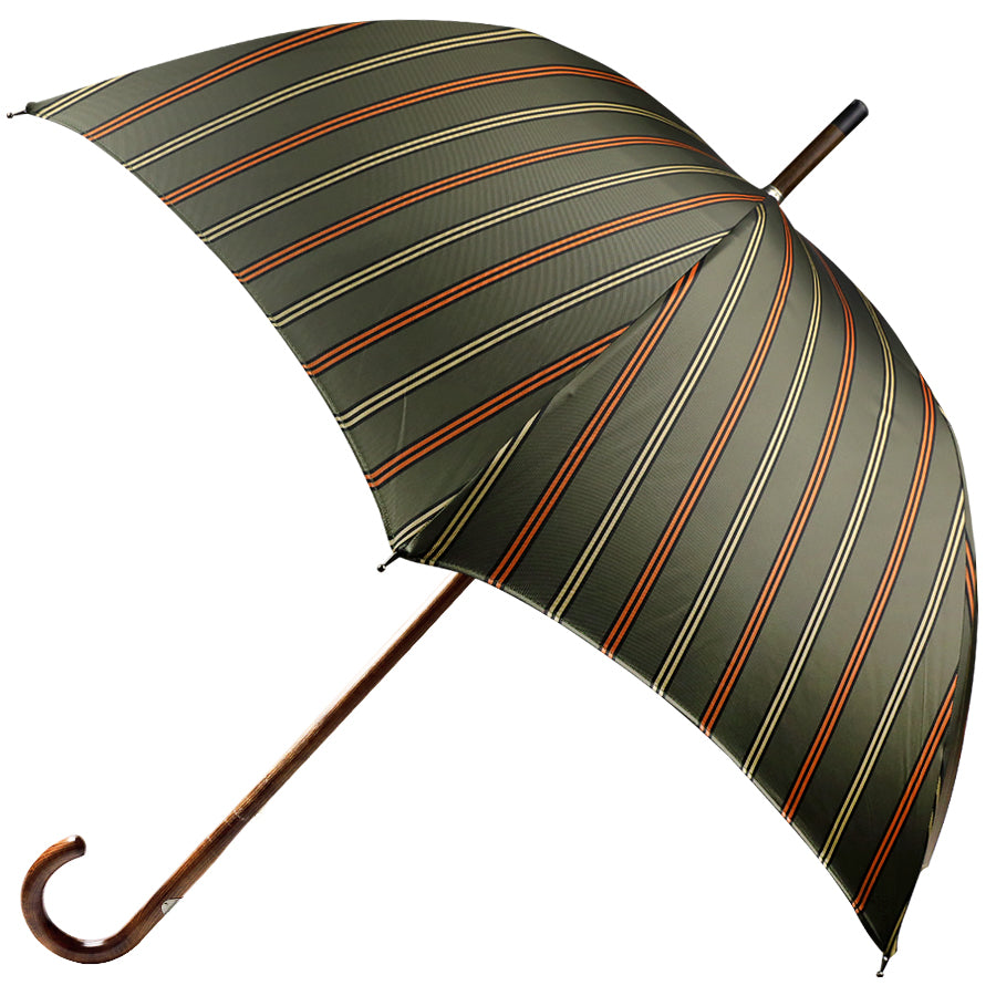 Shibumi x Mario Talarico Umbrella Olive Striped - Apple