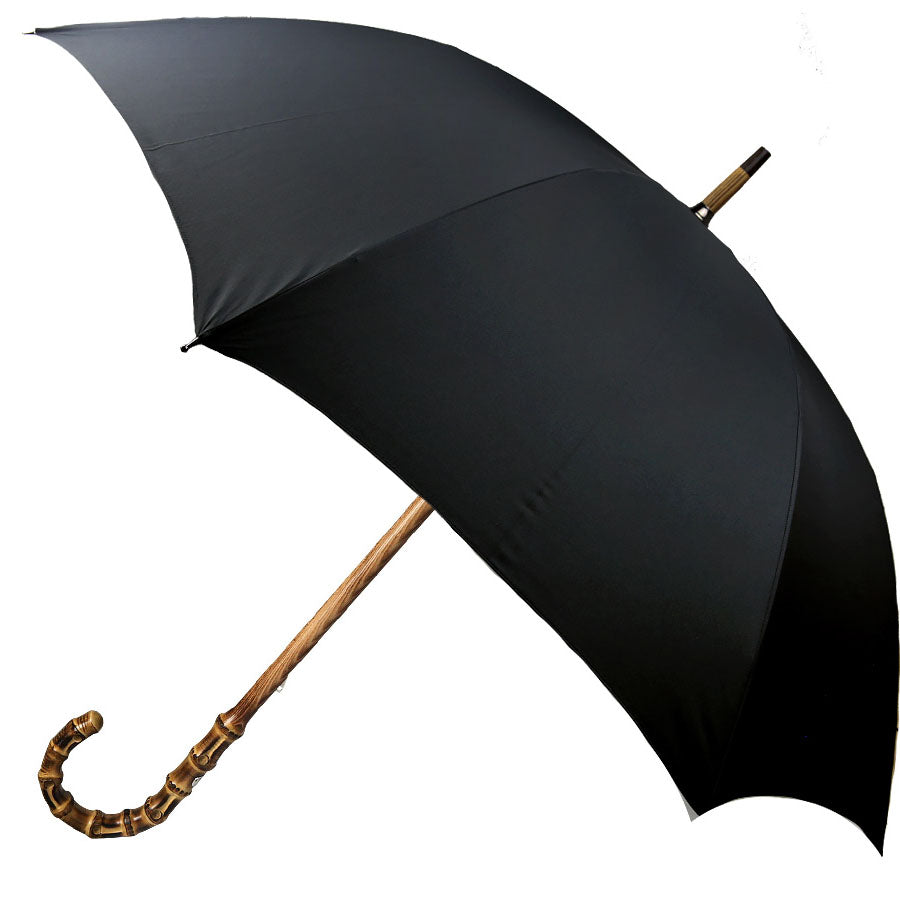 Shibumi x Mario Talarico Umbrella Plain Black - Bamboo