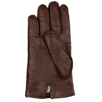 Lambskin Gloves With Cashmere Lining - Brown