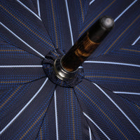 Shibumi x Mario Talarico Umbrella Navy Striped - Hickory