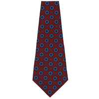 Ancient Madder Silk Bespoke Tie - Cherry