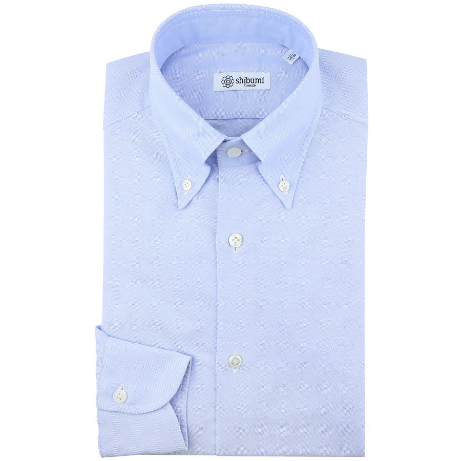 Heavy Oxford Button Down Shirt - Sky Blue