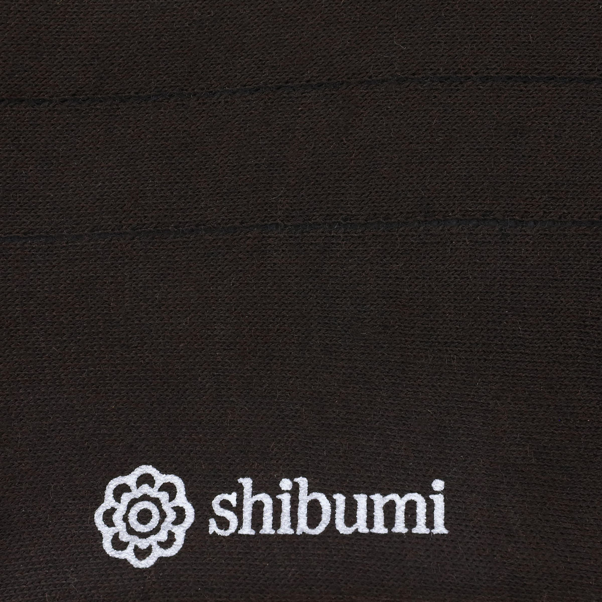Knee Socks - Thin Stripes - Dark Brown - Wool