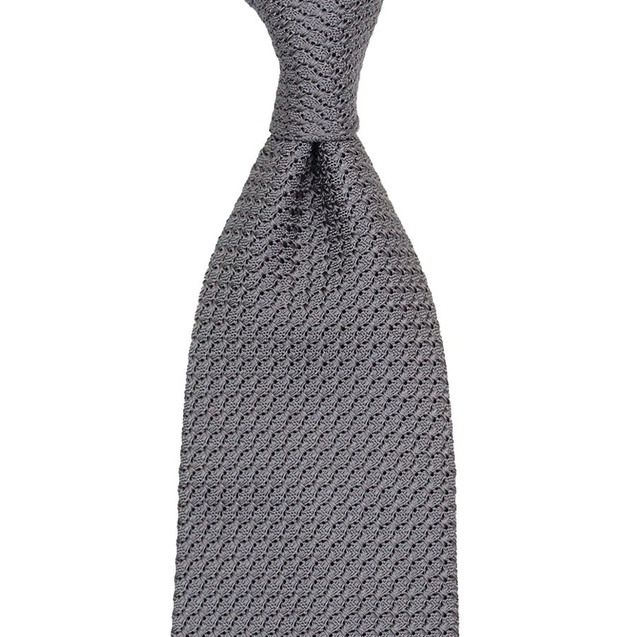 Grenadine / Garza Grossa Tie - Elephant - Hand-Rolled