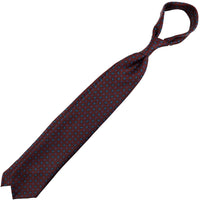 Ancient Madder Silk Tie - Burgundy - Hand-Rolled