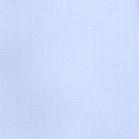 Poplin Semi Spread Shirt - Sky Blue / White - Contrast Collar w/ Cocktail Cuffs