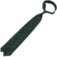 Anniversary Collection - Floral Printed Silk Tie - Madder Green