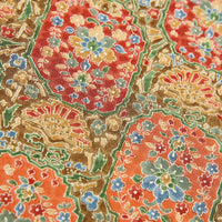 Vintage Kimono Silk Pocket Square - Multicolored - Hand-Rolled