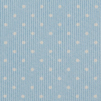 Dotted Printed Silk Bespoke Tie - Pale Blue