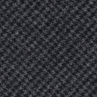 Houndstooth Bespoke Wool Tie - Charcoal