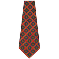 Ancient Madder Silk Bespoke Tie - Terracotta