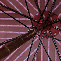 Shibumi x Mario Talarico Umbrella Burgundy Floral - Cherry