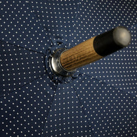 Shibumi x Mario Talarico Umbrella Navy Dots - Hickory