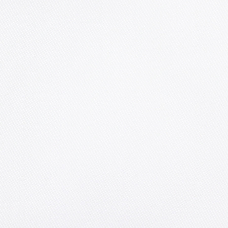 Twill Semi Spread Shirt - White - French Cuffs
