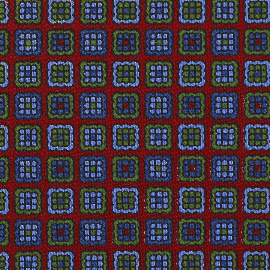 Ancient Madder Silk Bespoke Tie - Cherry