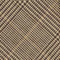 Abraham Moon POW Check Bespoke Wool / Linen Tie - Beige