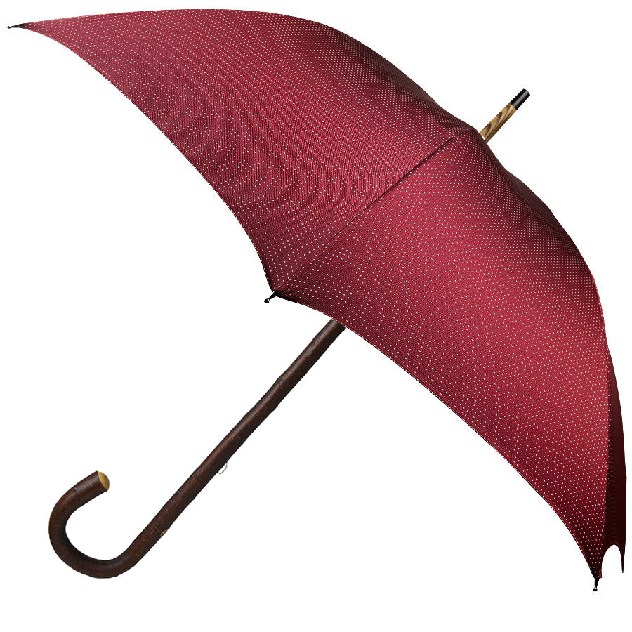 Shibumi x Mario Talarico Umbrella Burgundy Dots - Cherry