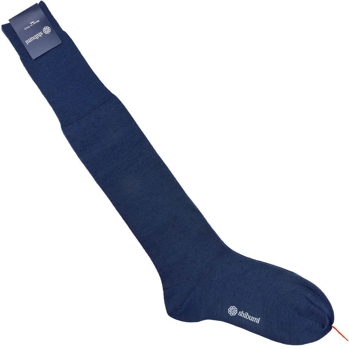 Knee Socks - Dots - Blue - Wool