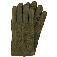 Capybara Gloves With Cashmere Lining - Loden Green