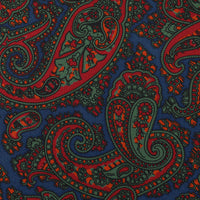 Ancient Madder Silk Bespoke Tie - Navy