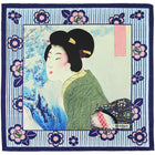 Ukiyo-e Silk Pocket Square - Kirifuri - 40x40cm