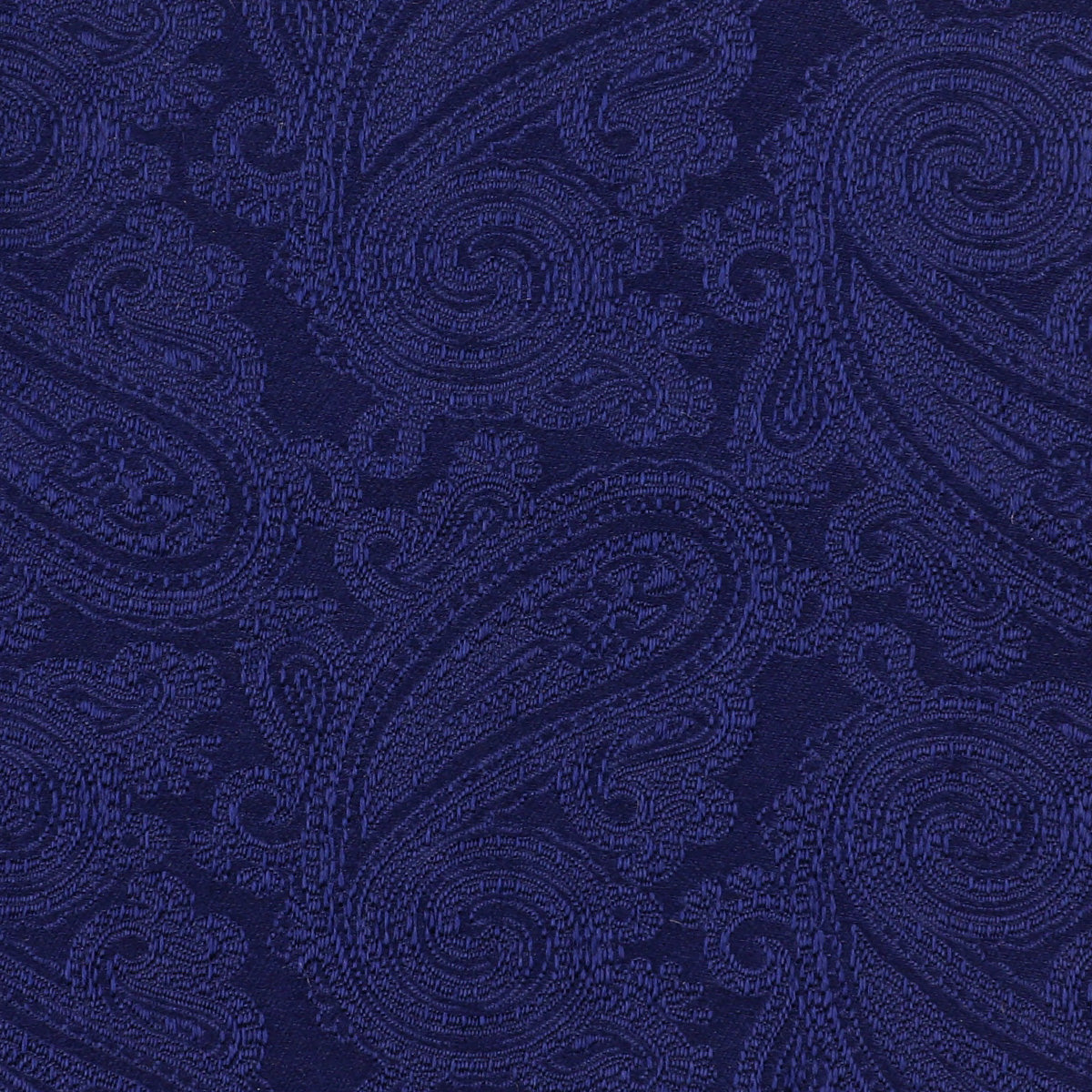 Paisley Jacquard Bespoke Silk Tie - Blue
