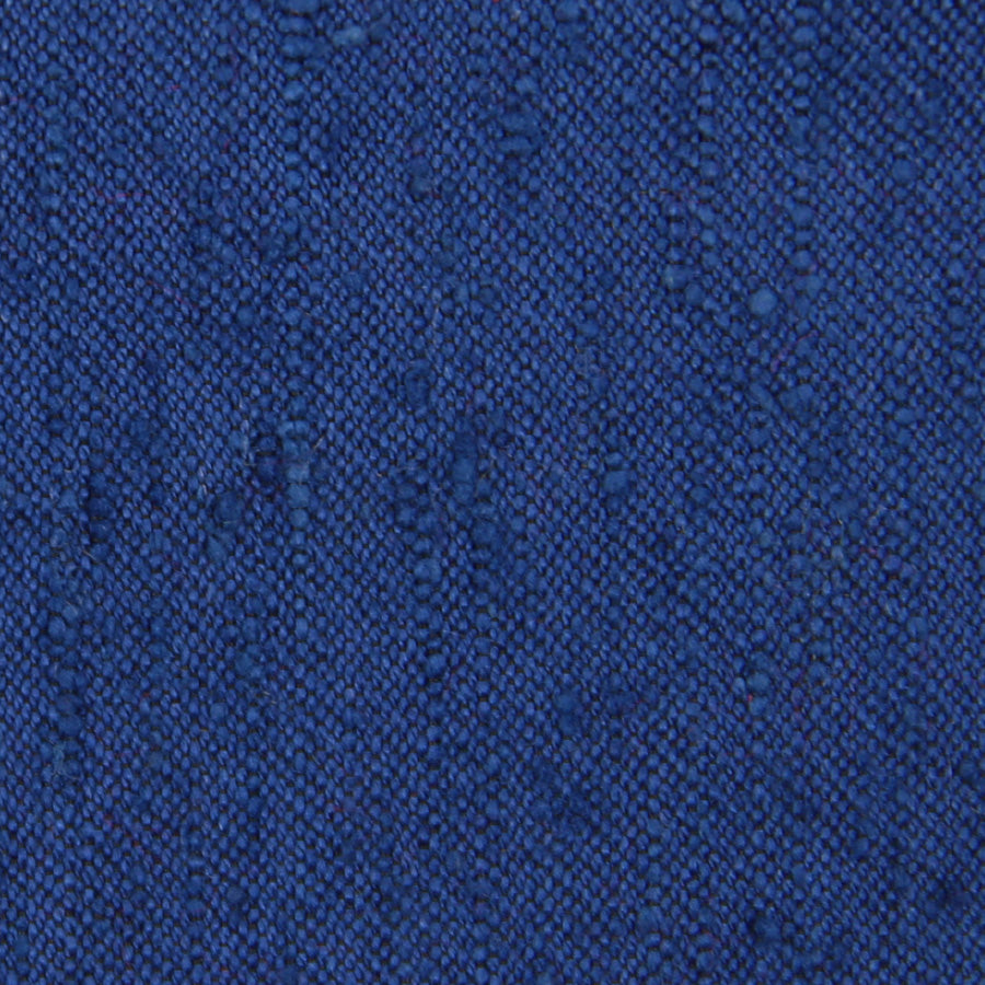 Plain Shantung Silk Bespoke Tie - Blue