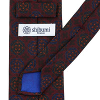 Ancient Madder Silk Tie - Burgundy - Hand-Rolled