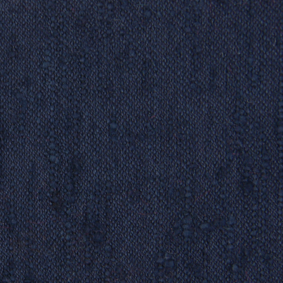 Plain Shantung Silk Bespoke Tie - Navy