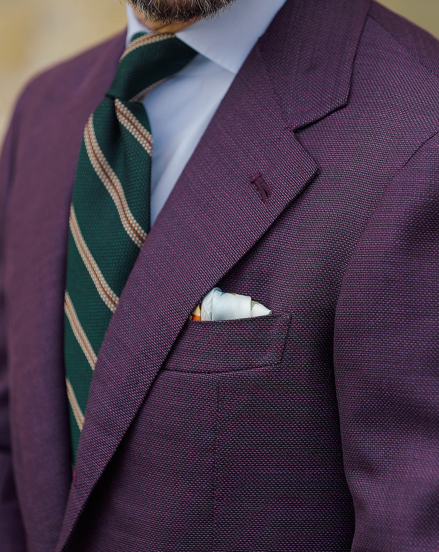 Venezia Travel Poster Silk Pocket Square - 40x40cm