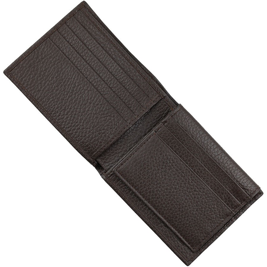 Calfskin Leather Wallet - Espresso