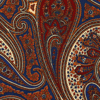 Ancient Madder Silk Bespoke Tie - Cherry / Navy / Cream