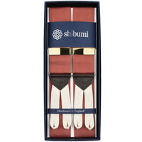 Barathea Braces - Salmon