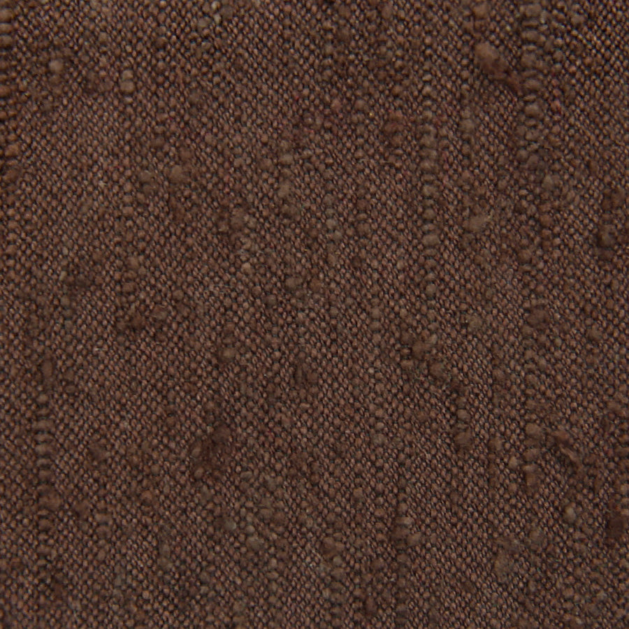 Plain Shantung Silk Bespoke Tie - Brown