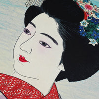 Ukiyo-e Silk Pocket Square - Maiko - 40x40cm