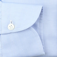 Herringbone Semi Spread Shirt - Sky Blue