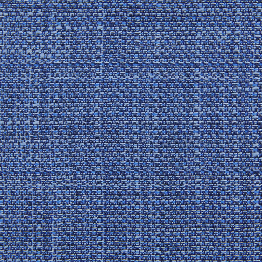 Plain Hopsack Bespoke Wool Tie - Blue
