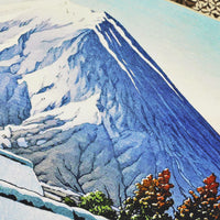 Ukiyo-e Silk Pocket Square - Yoshida No Yukibare - 40x40cm