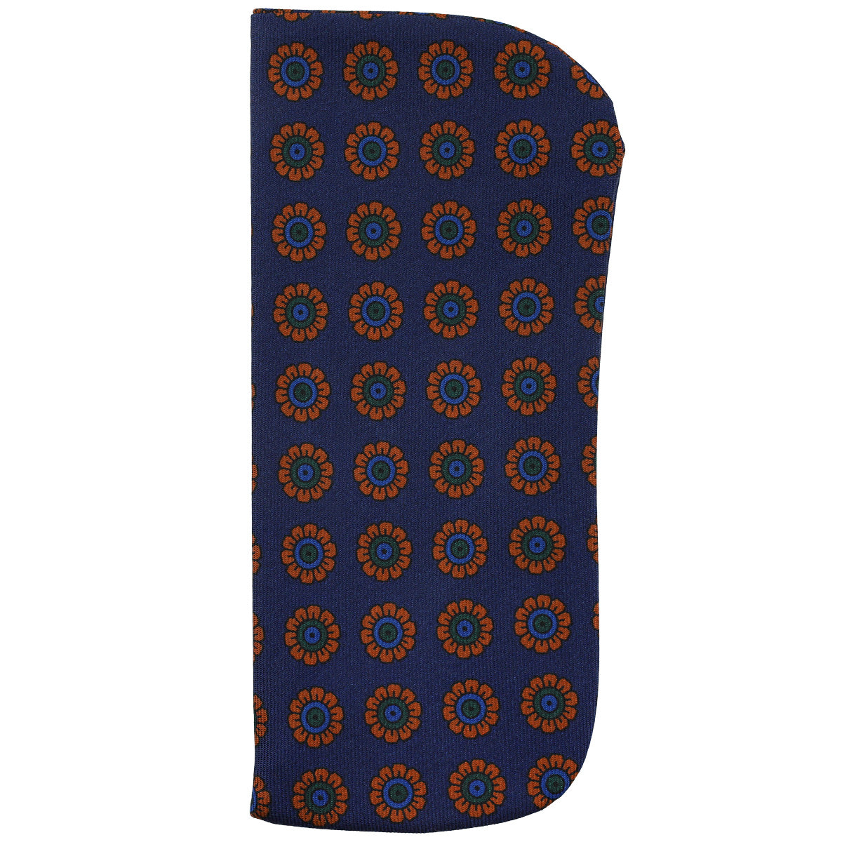 Madder Silk Glasses Case - Navy