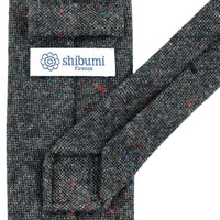 W. Bill Donegal Wool Tie - Grey - Hand-Rolled