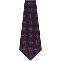 Ancient Madder Silk Bespoke Tie - Burgundy