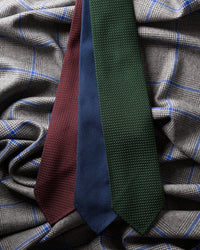 3x Plain Grenadine Ties - Colors Selectable