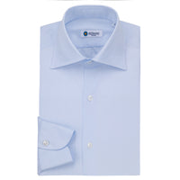 Poplin Semi Spread Shirt - Pale Blue