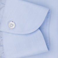 Poplin Semi Spread Shirt - Pale Blue