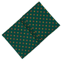 Floral Printed Silk Cardholder / Wallet - Forest
