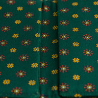 Floral Printed Silk Cardholder / Wallet - Forest