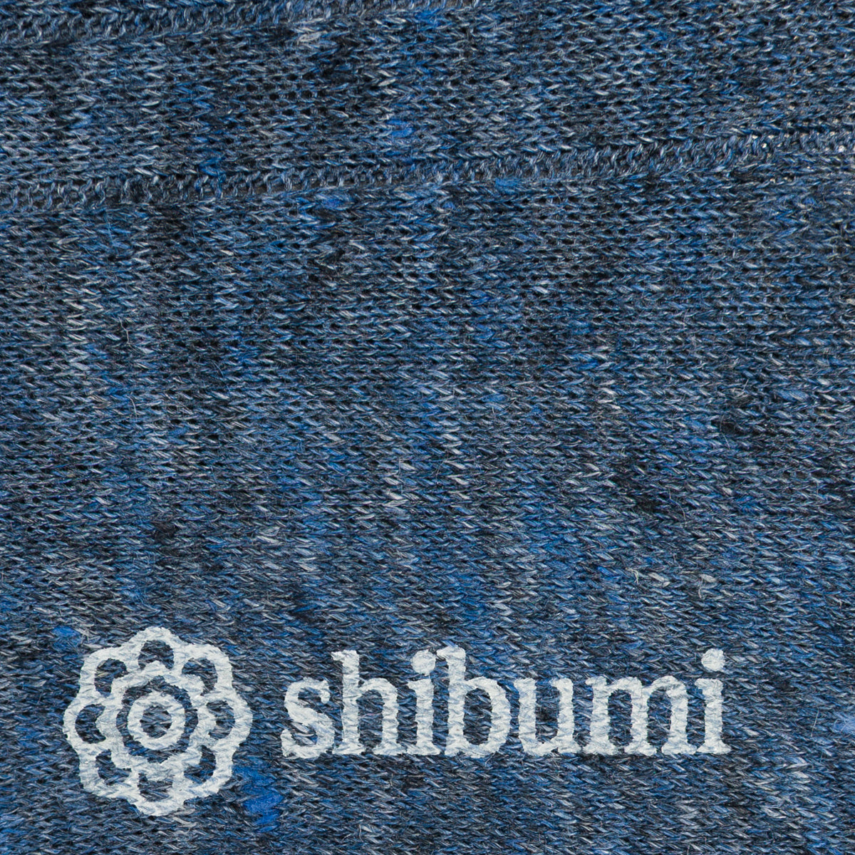 Knee Socks - Ribbed - Denim - Linen