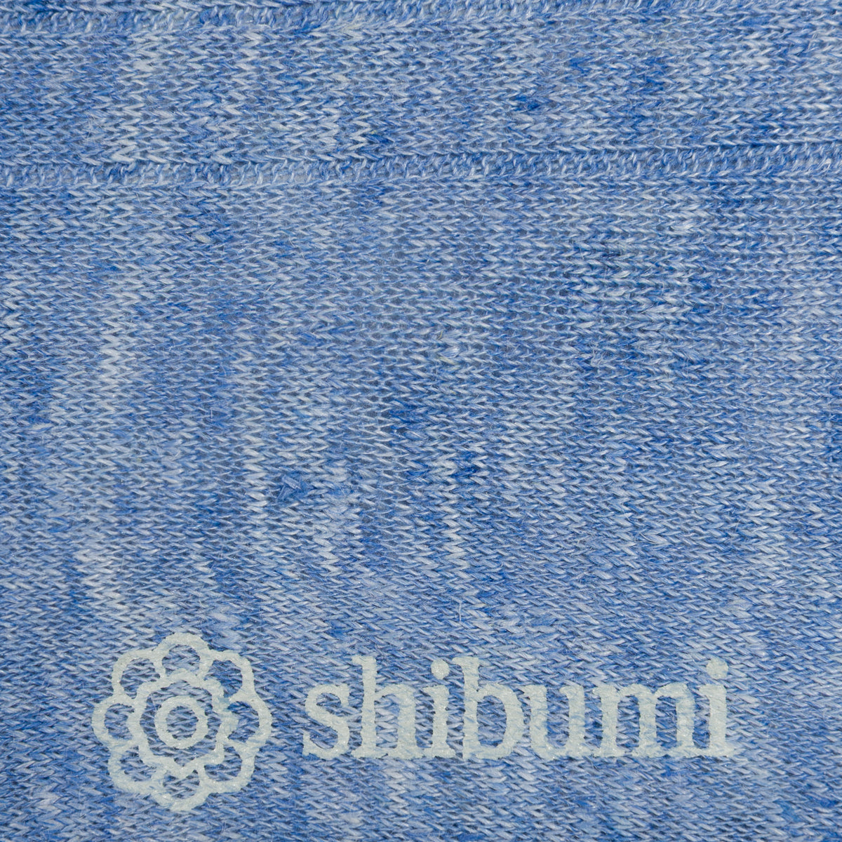 Knee Socks - Ribbed - Sky Blue - Linen