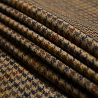James Crowther Checked Bespoke Wool Tie - Multicolor