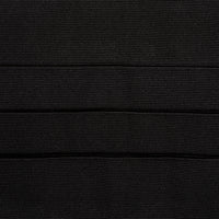 Grosgrain Cummerbund - Black - Silk